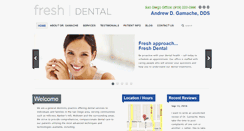 Desktop Screenshot of freshdentalsd.com